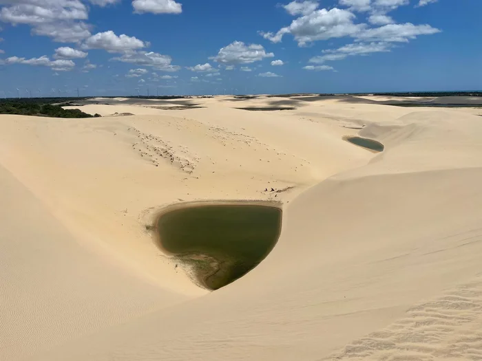Lagoa de água doce em Icaraizinho de Amontada