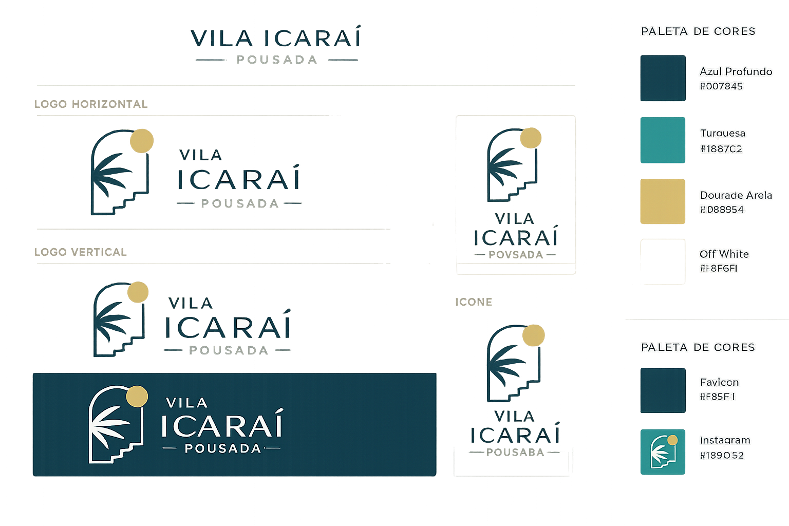 Logo Vila Icaraí — fundo transparente